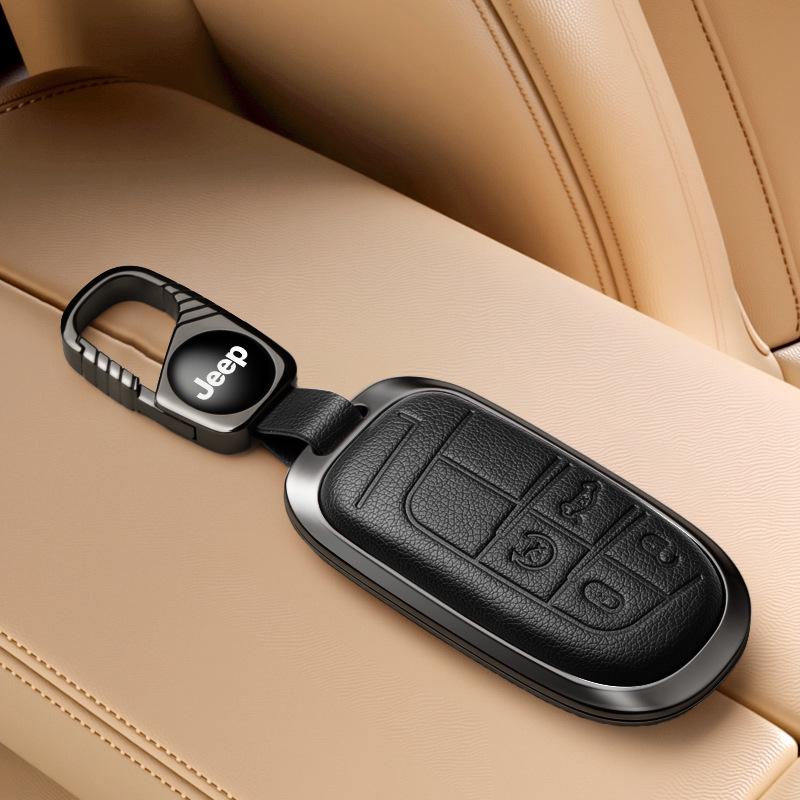 Чехол для ключа Jeep, совместимый с Compass, Cherokee, Commander, Grand Cherokee, корпус ключа