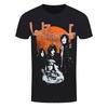Led Zeppelin T-Shirt Orange Circle Rock Band New Black Official