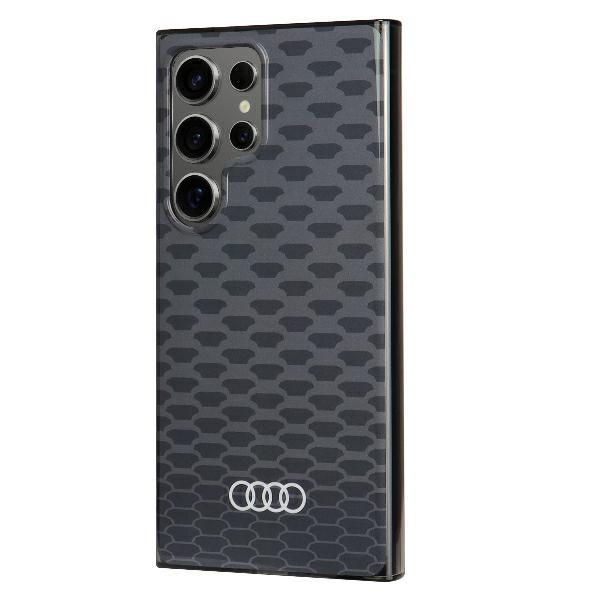 Audi Iml Stitching Pattern Magsafe Case S24 Ultra S928 Czarny/Black Hardcase Au-Imlms24U-Q5/D3-Bk