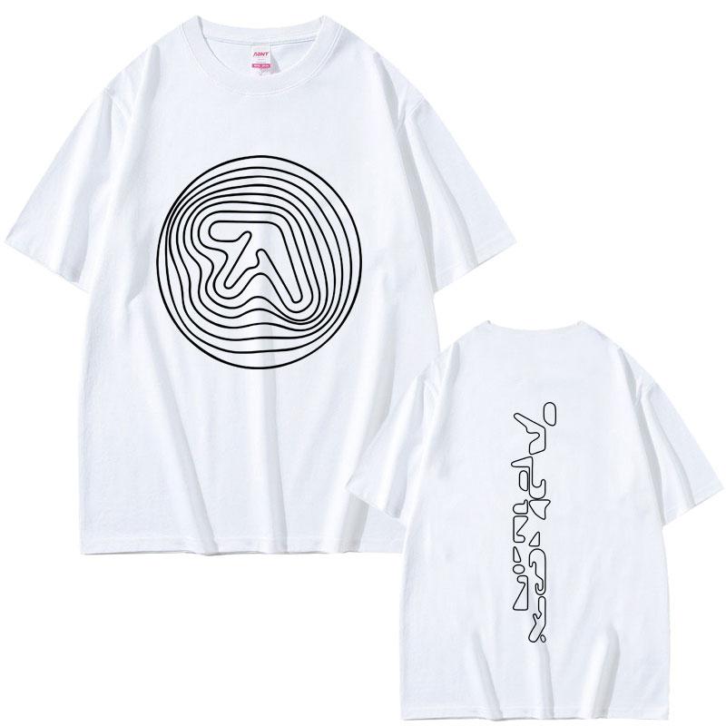 Aphex Twin Graphic T Shirt Men Women Clothing Punk Gothic Vintage Short Sleeve Tshirt Mens Casual Cotton Crewneck Tshirts