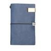 A6 Faux Leather French Fold Redwood Pen Light Guofeng Loose-Leaf Notebook 100 Sheets Business Gift Box Set Custom Strap
