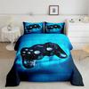 Sun and Moon Bedding Set Constellation Galaxy Comforter for Kids Boys Girls Teens Psychedelic Boho Mandala Comforter Breathable Celestial Du