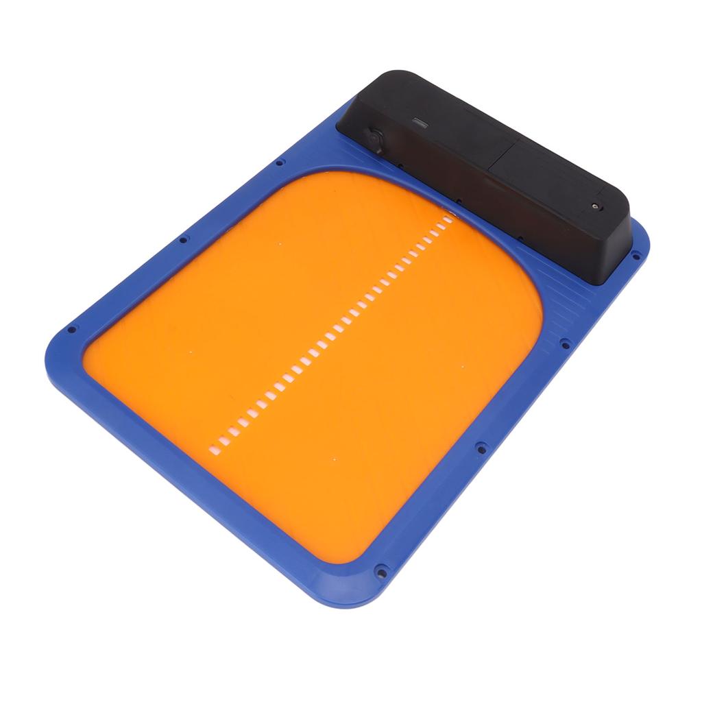 Автоматическая дверь курятника на солнечной энергии, безопасная дверь курятника с датчиком освещенности для домашней птицы, синяя