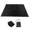 Outdoor Portable Picnic Mat Camping Blanket Tents Lawn Ground Mats Moisture Proof Pad(Black )