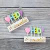 Новая Цветная Свеча с Английской Буквой HBD Креативная Вечеринка Вечеринка Выпечка Торт на День Рождения Свеча Любви