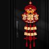 Китайский Новый Год Лошади и Знак Фу Настенное Годовое Украшение 2026 Красный Подвесной Декор для Двери Праздничный