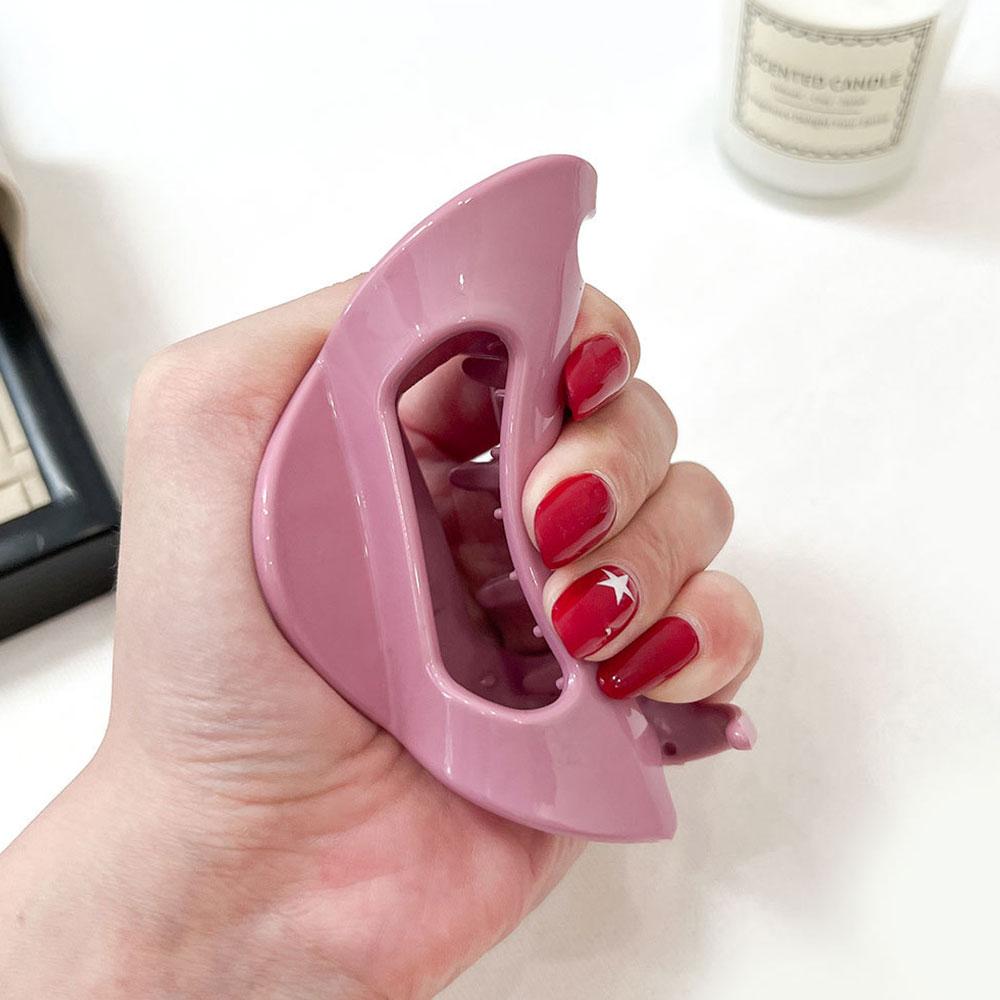 Гибкий Мягкий Резиновый Зажим для Волос Элегантный Зажим-Акула Нескользящие Силиконовые Аксессуары для Волос Корейский Стиль Женские Модные Аксессуары для Волос