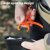 2/4Pcs Outdoor Camping Glove Clip Heavy Duty Portable Construction Work Glove Holder Towel Hat Hiking Fishing Gear Clamp Hanger Keeper Grabber
