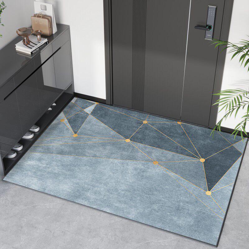 Light Luxury Door Floor Mat Entry Door Entrance Entrance Door Mat Entry NonSlip Foot Mat Crystal Velvet Floor Mat
