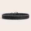 PU Leather Vintage Belt Braided Pope Waist Belt Simple Wide Belt  Female/Girls