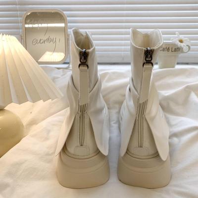 Женские ботильоны на платформе Sense с толстой подошвой, в стиле ретро Мартин, увеличивающие рост, для осени