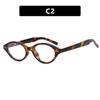 Simple Fashion Oval Sunglasses Women Men Classic Trend Artistic Sense Sun Glasses Pool Party Vacation Shade Glasses