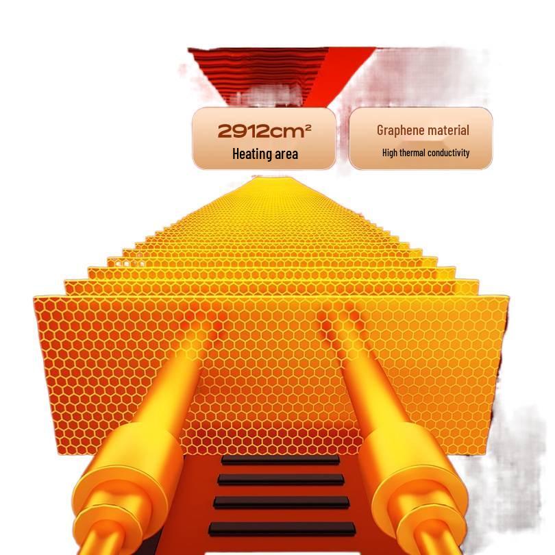 Немецкий обогреватель для плинтуса из графена: Энергосберегающий электрический обогреватель со встроенным увлажнителем для подачи теплого воздуха и подогрева пола.