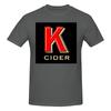 K Cider Crew Neck Tshirt Retro Trendy Brand Versatile Colors Cotton Tee