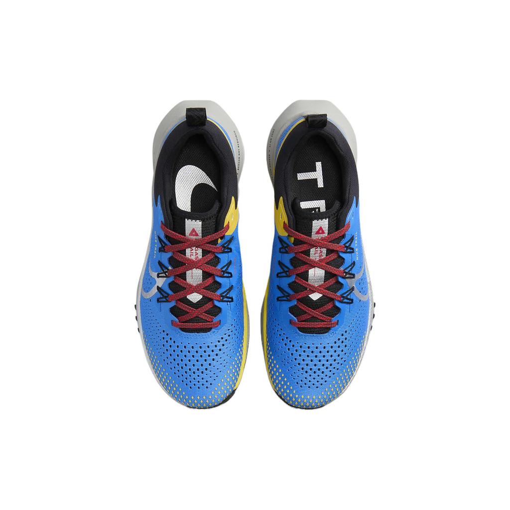 Nike React Pegasus Trail 4 Light Photo Blue Metallic Silver Женские кроссовки Track-Red Black DJ6159-401