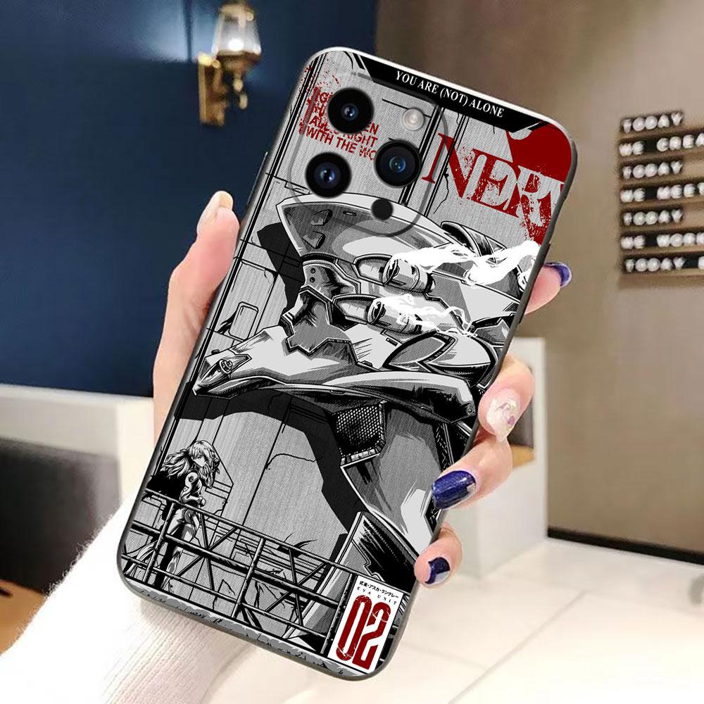 N-Neon G-Genesis E-Evangelion 01 02 Чехол для телефона For iphone Apple 17 AIR 16E 16 15 14 13 12 11 Pro XR Max 8 7 Plus Чехол из ТПУ