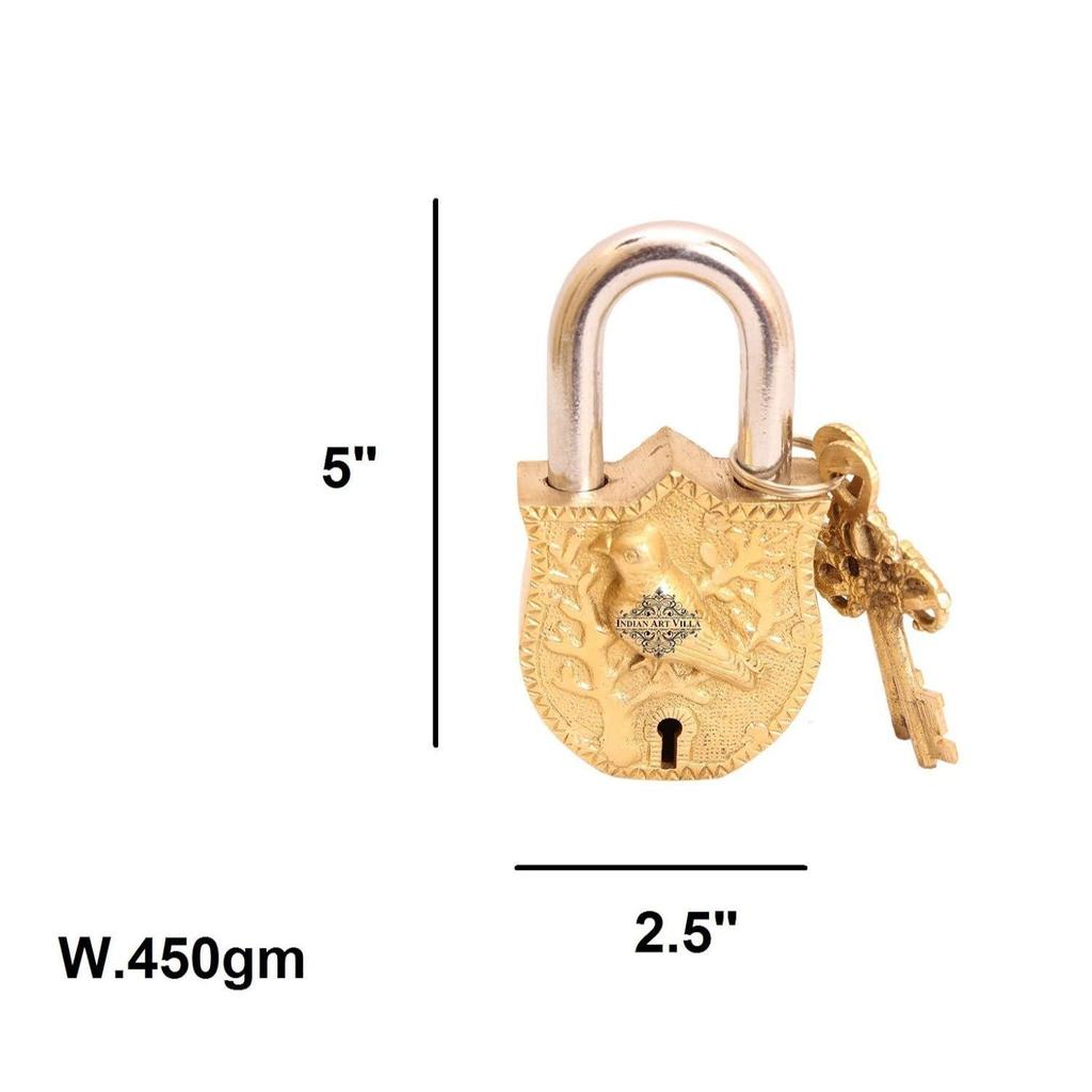 Старинный старинный замок ручной работы в винтажном стиле с 2 ключами для дома, храма, офиса, выставочных залов, замок безопасности, домашний декор, подарок