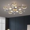 IRALAN Modern Ceiling Lamp Bedroom Chandelier 90-260V Dining Room Lamp Household LED Chandelier APP Dimming Decorative Lamps