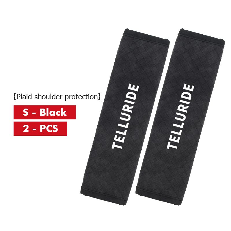 AANO1 Car Styling Seatbelt Shoulder Pad Safety Shoulder Protector Cover For KIA Venga Sedona Forte Stonic Picanto Sorento Stinger