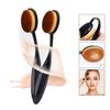 Soft Bristles Foundation Brush Achieve Makeup with Ease Portable Long Handle Makeup Brush Women Supply