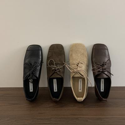 Британский стиль ретро женские туфли на мягкой подошве с одним ремешком, простые туфли с мелким вырезом, новая весна, осень и лето 2025, туфли бабушки на три сезона