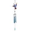 Creative Hummingbird Wind Chime Metal Hanging Decoration Garden Decoration Bell Pendant  Gift