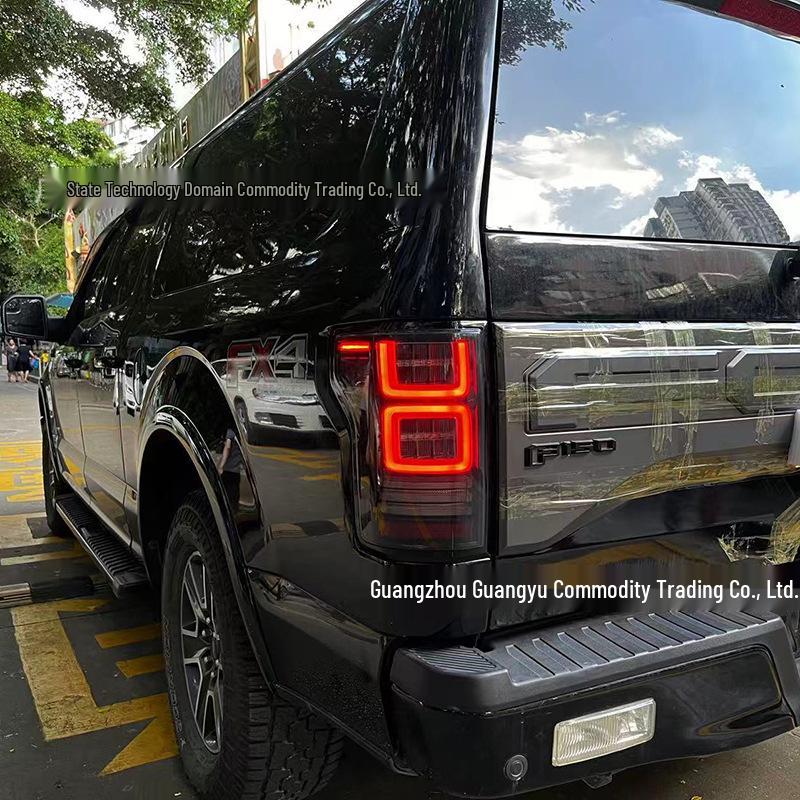 Compatible LED Taillight Assembly for Ford F150 Raptor (2015-2020) - Brake, Turn Signal, and Reverse Lights