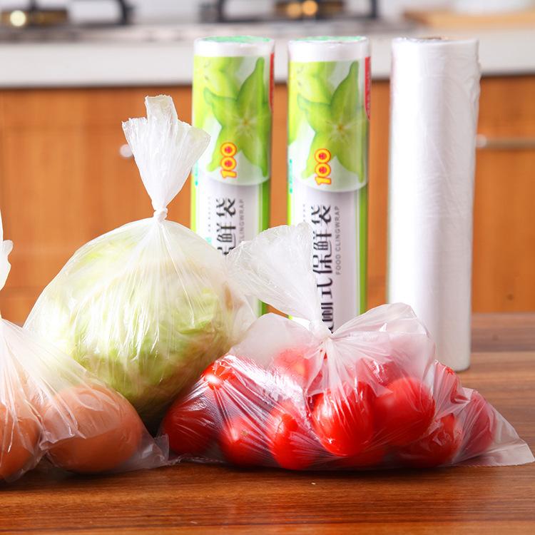 Хорошая теща и невестка одноразовый отрывной пакет для сохранения продуктов, пакет для сохранения фруктов в холодильнике с рулонным пакетом