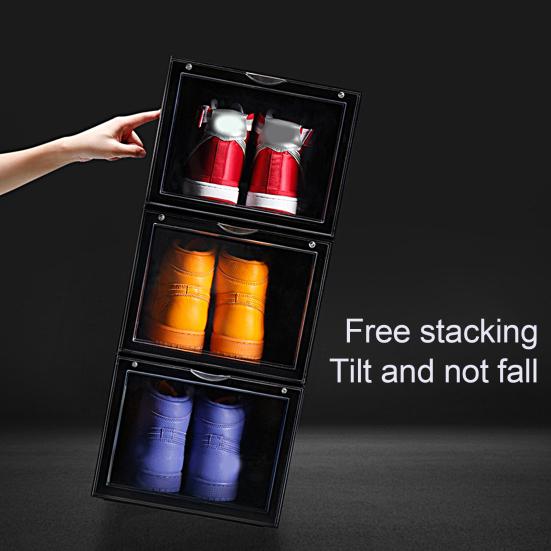 Прочная коробка для кроссовок, компактный органайзер для обуви для ежедневного использования