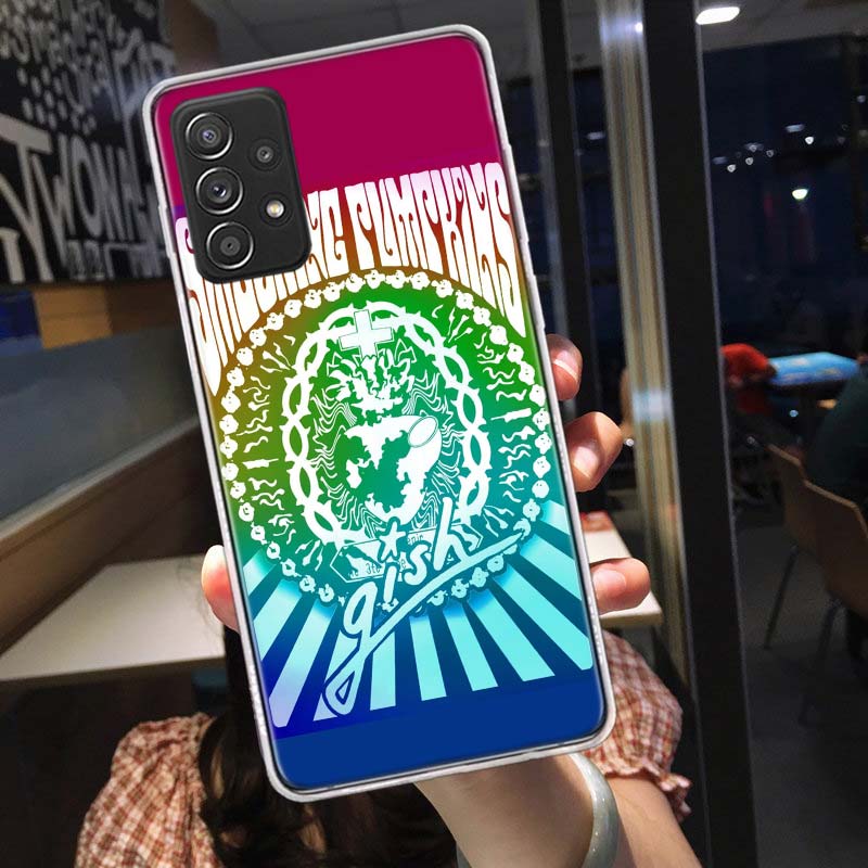 Rock The Smashing Pumpkins Phone Case for Samsung A54 A57 A37 A17 A14 A15 A12 A24 A34 A55 A35 A25 A52S A07 A05S A04S A22 A32 A72