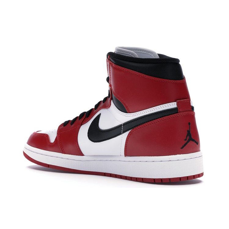 Мужские кроссовки Air Jordan 1 Retro High Chicago 2013 Красный Белый Черный-Varsity-Red 332550-163