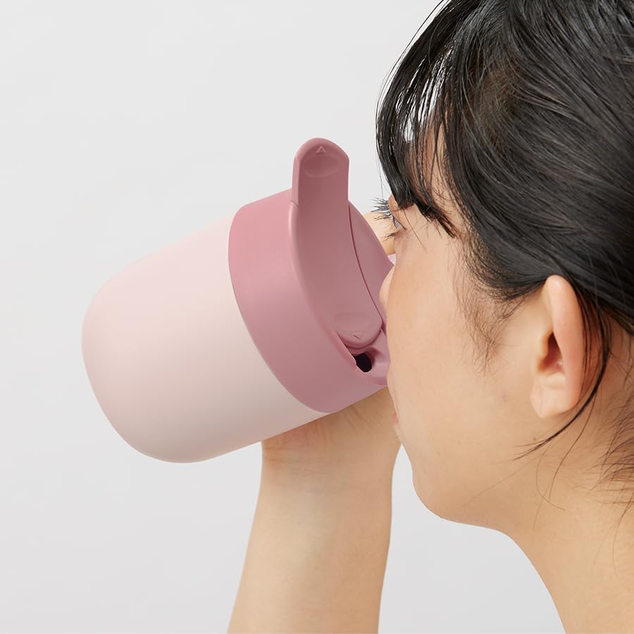 Кружка-стакан с ручкой Kuruto объемом 310 мл, термокружка из нержавеющей стали, термокружка из нержавеющей стали, термос с двойной структурой вакуума и подогрева