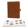 Photo Album Mini Instax Album 256 Pocket Suitable for Fujifilm Instax Mini 7 Mini 8 Mini 9 Mini 12 Mini 11 PU Leather Cover Brown Photo Album Card