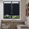 Cordless Retractable Roller Shades Black Home Office Windows Sunshade Thermal Blinds Without Drilling Blackout Curtain
