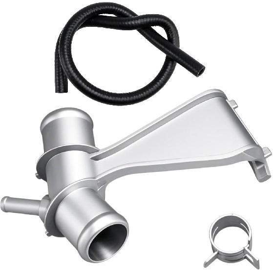 Upgraded Aluminum Engine Radiator Water Outlet Coolant Pipe Bracket Hose Set Compatible With Toyota Corolla 2009-2017 Toyota Matrix 2009-2014 Replace