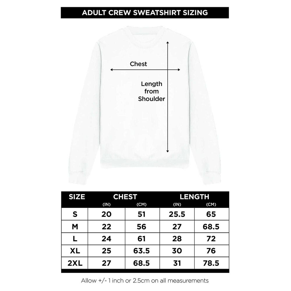 Dungeons & Dragons Unisex Adult Tiefling Skull Horns Sweatshirt