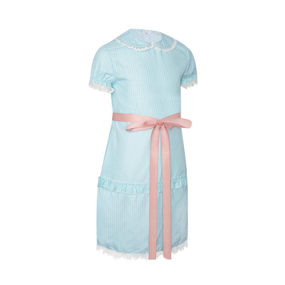 The Shining Twin Girls Cosplay Costume Anime Style Halloween Roleplay Outfit