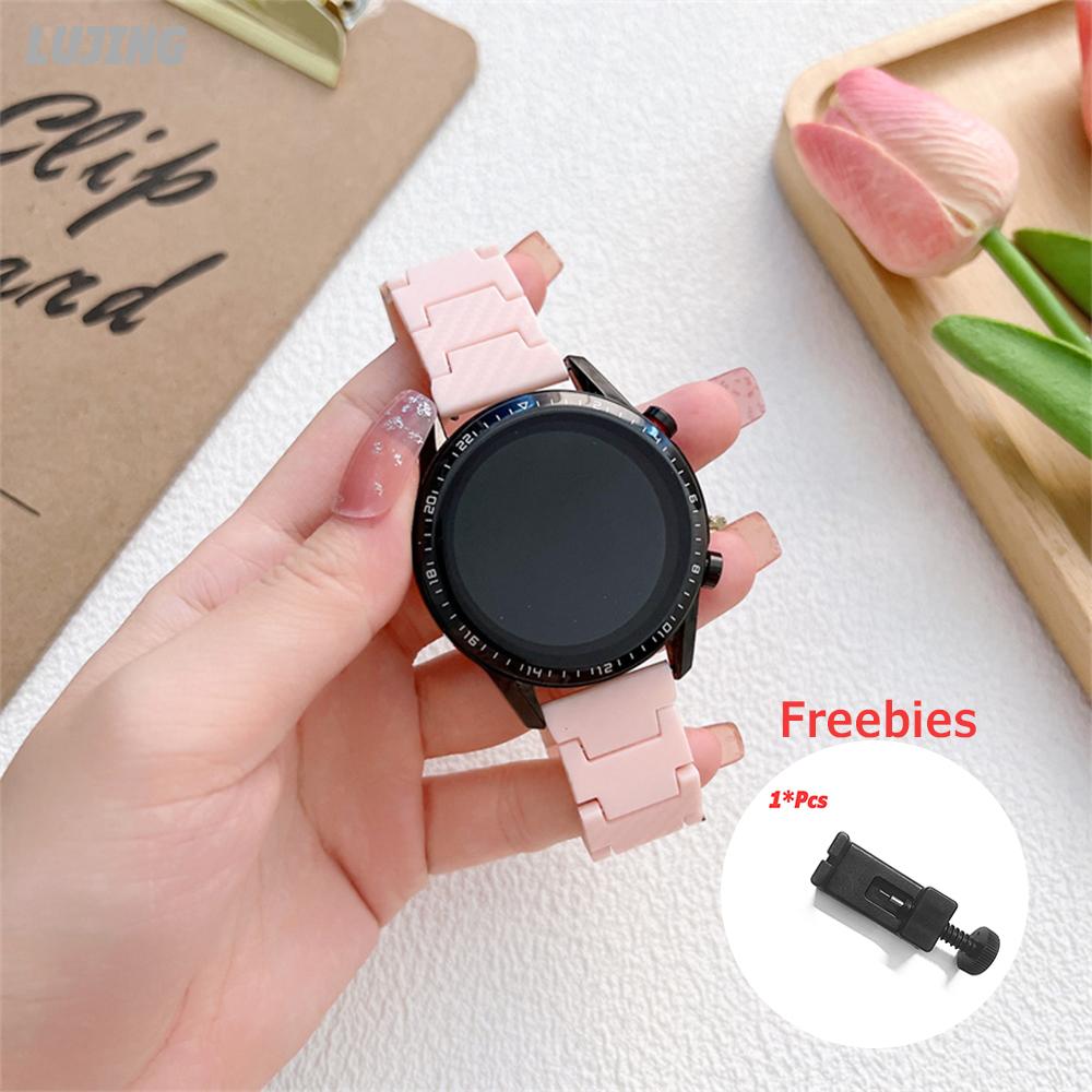 Ремешок 20 мм 22 мм для часов Samsung Galaxy watch 5 Pro/6/4/classic 46 мм Active 2 40 мм 44 мм Браслет из углеродного волокна Huawei GT/2e/3/Pro Amazfit GTS 2 Группа Xiaomi