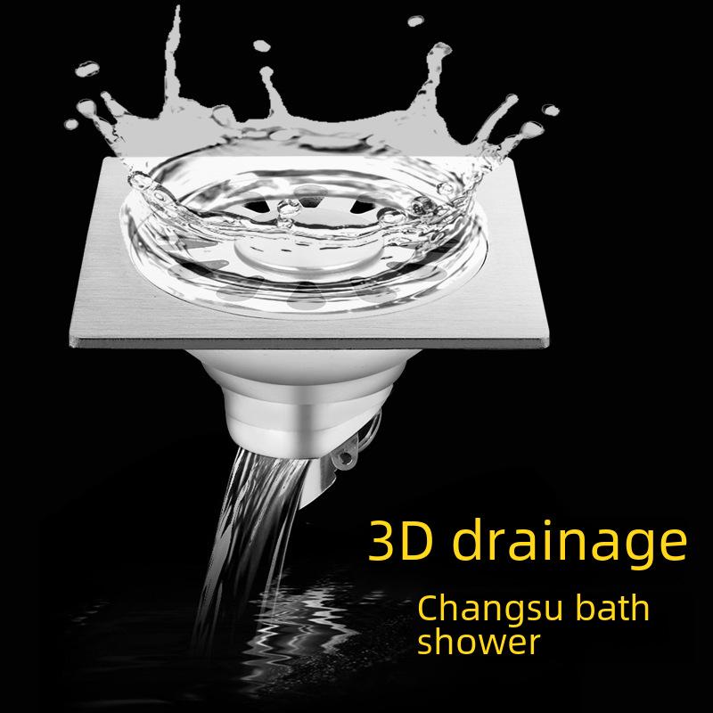 304 Нержавеющая сталь дезодорант сливной напольный для ванной комнаты и стиральной машины