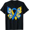 Down Syndrome Awareness Novelty Butterfly Kids Boys Girls T-Shirt