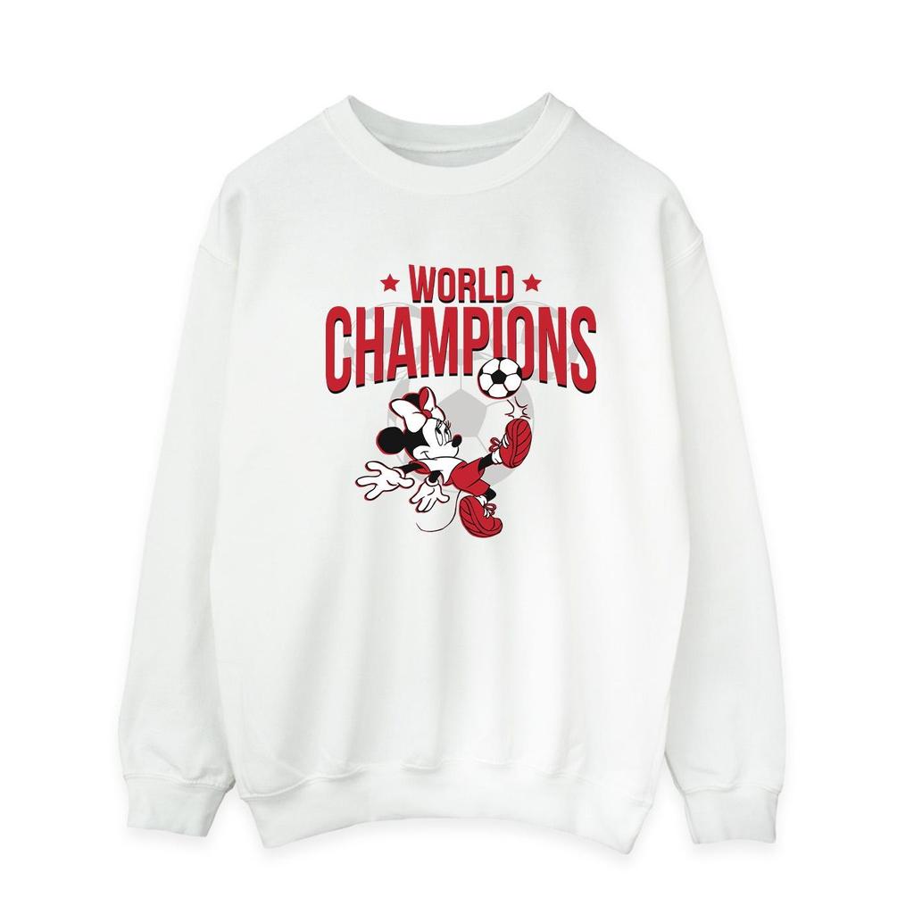 Disney Mens Minnie Mouse World Champions Sweatshirt