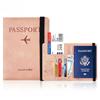 Women Men RFID Vintage Business Passport Covers Holder RFID Blocking Leather Card Case Passport Holder Cover Wallet Travel Accessories