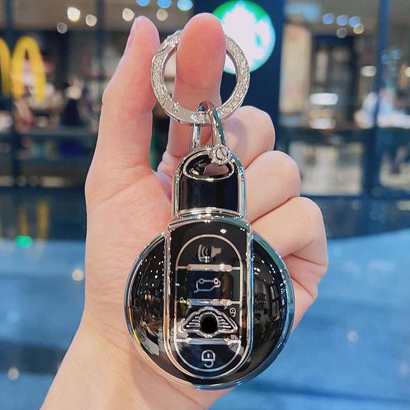 Car Smart Key Case Cover Shell Protector For BMW Mini R57 R56 R55 Cooper Clubman ONE JCW Countryman Paceman Roadster Soft TPU