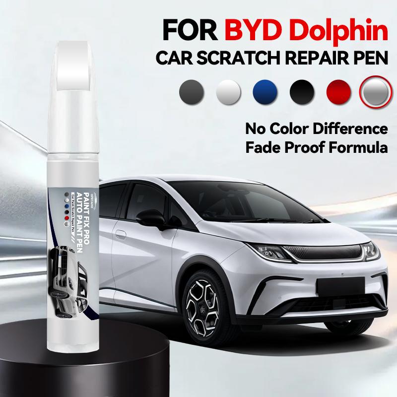For BYD Dolphin 2021-2025 BNA1 Paint Repair Pen Touch Up Scratch Remover DIY Auto Accessories Black White Blue Gray Purple Pink