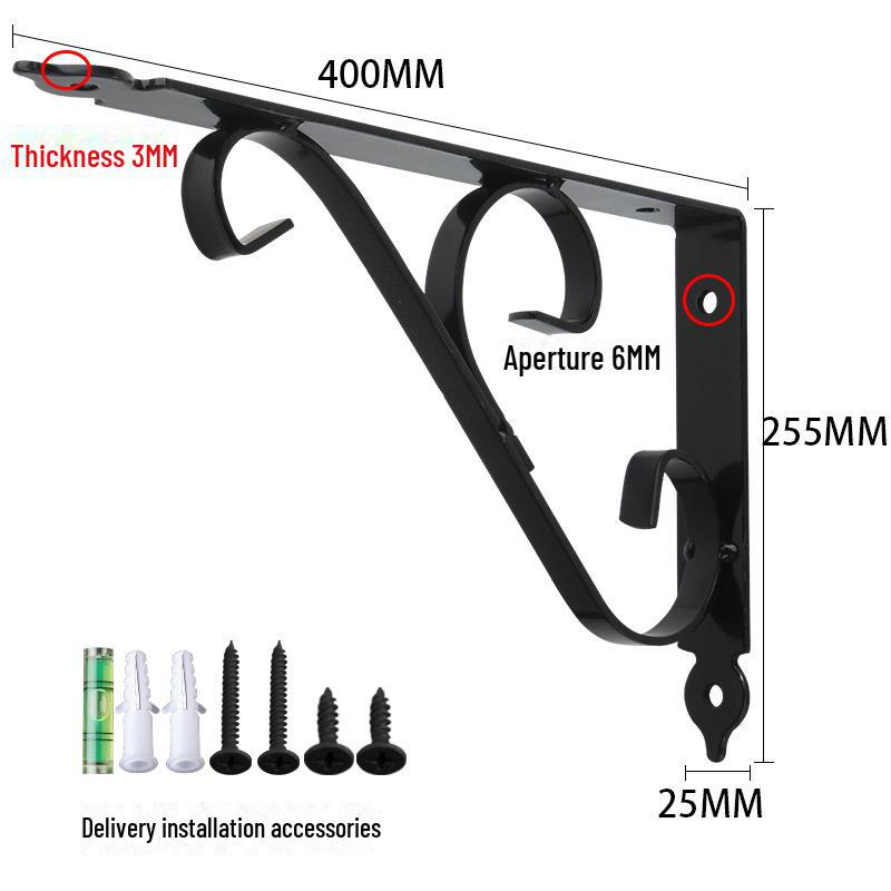 Утолщенный железный треугольный кронштейн для мраморной столешницы
