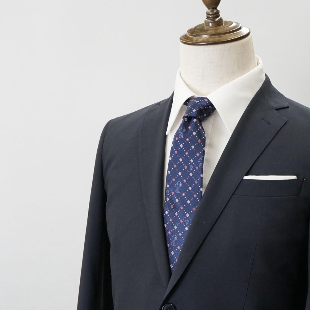 Галстук Snoopy Галстук Синий SNOOPY Фирменный Галстук Подарок [Peanuts]