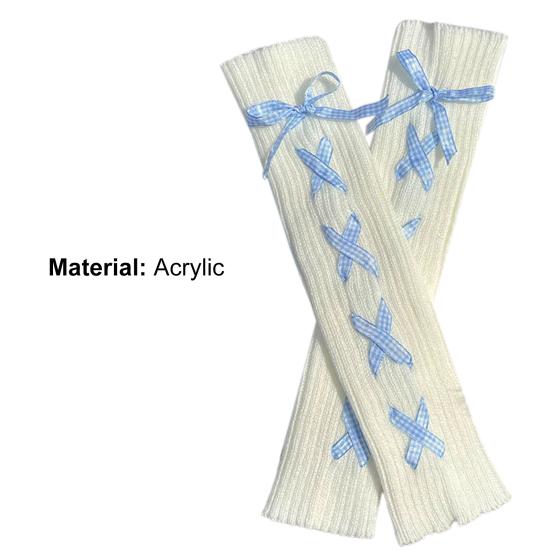 1 пара привлекательных вязаных носков с хорошими эластичными гетрами