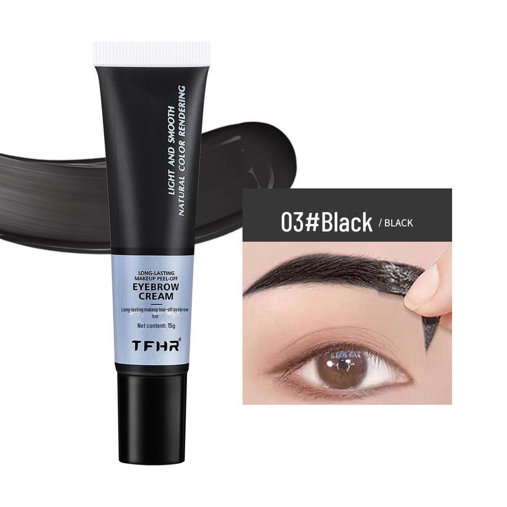 Водостойкая и устойчивая к поту отрывная краска для бровей TFHR, 15 г — долговечное решение для ленивого татуажа бровей