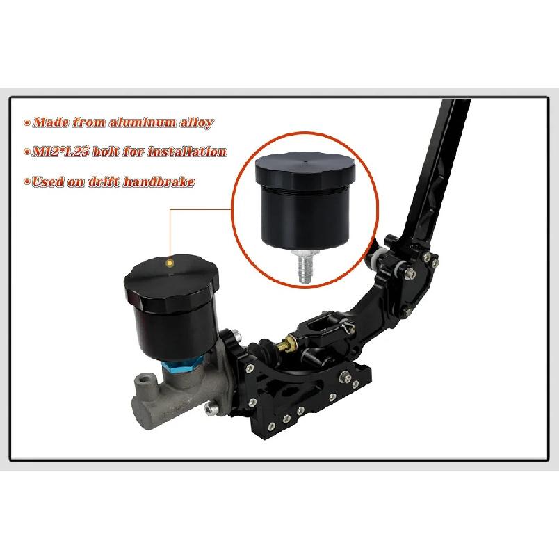 WLR - Aluminum Car Hydraulic Drift Rally M12*1.25 Handbrake Oil Tank For Fluid Reservoir E-brake WLR4611