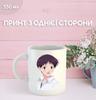 Кружка Евангелион Синдзи Икари с принтом керамическая чашка Evangelion Shinji Ikari аниме 330 мл